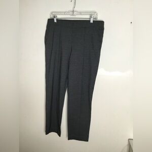 J. Crew Charcoal Striped Trousers